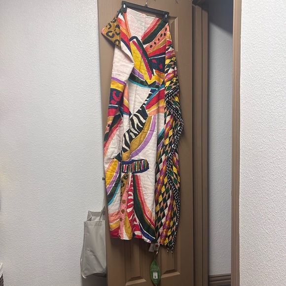 FARM Rio Multicolor Swim Sarong - Picture 2 of 5